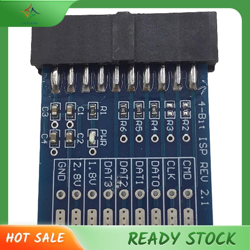 [luxiang.th] อะแดปเตอร์ใหม่ JTAG , ISP 4-BIT ISP REV 2.1 สําหรับ Easy Jtag Plus Box / เครื่องมือ ESA