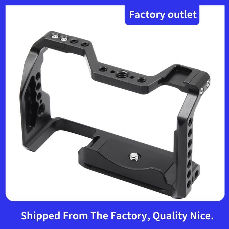 กล้องเต็มกรง Rig กรอบป้องกันสําหรับ A6700 กล้อง DSLR Expansion Stabilizer ฟิล์มวิดีโอภาพยนตร์ทําวงเล