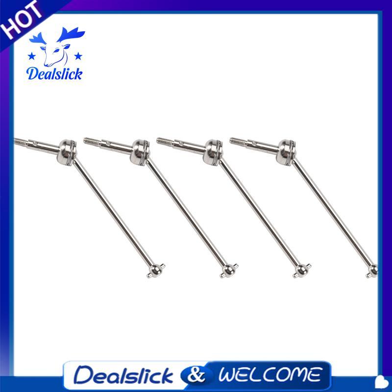 แกนไดรฟ์โลหะ 4 ชิ้นสําหรับ  144001 1/14 4WD รถ RC รุ่นอะไหล่ 144001-1315 เพลาขับเคลื่อนล้อหน้า