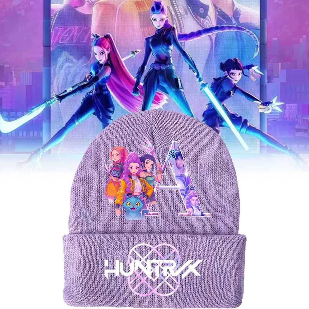 Witch Hunt printed knitted hat