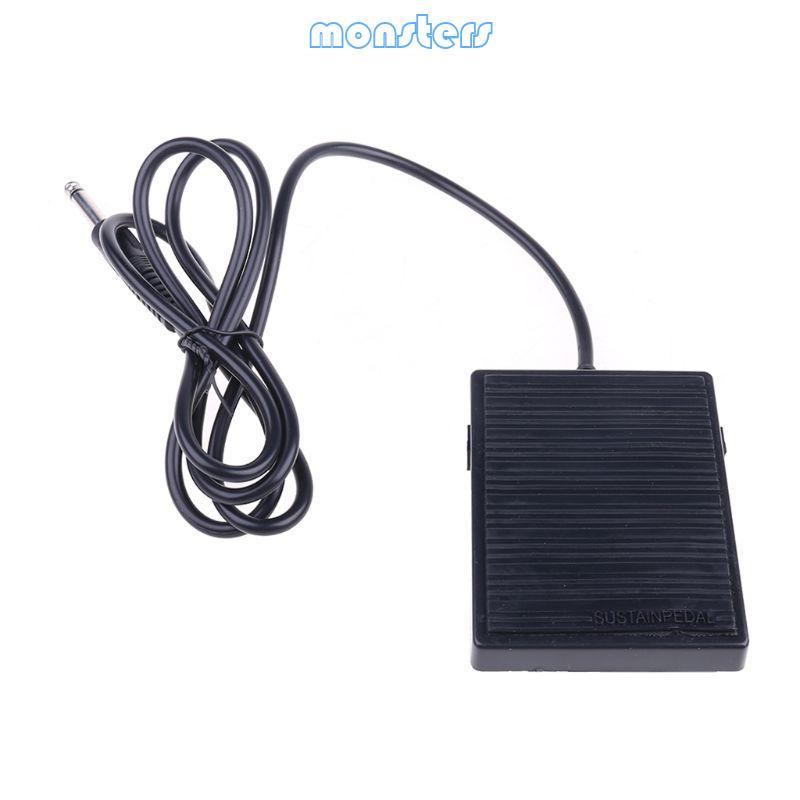 Mon Foot Pedal Keyboard Sustain Pedal Controller Switch สําหรับคีย์บอร์ดอิเล็กทรอนิกส์