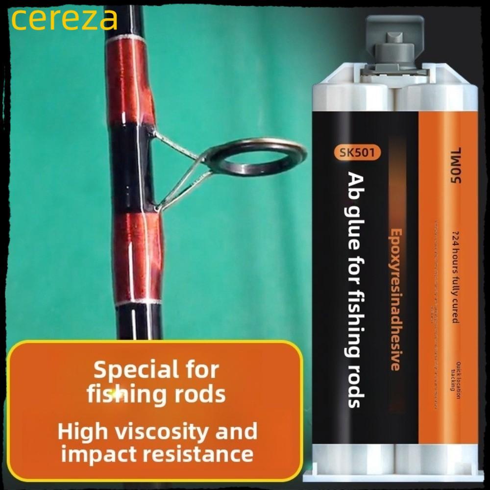 กาวซ่อมคันเบ็ด CEREZA อีพ็อกซี่ ขนาด 50ml เหมาะสำหรับงานตกปลาระบายน้ำได้