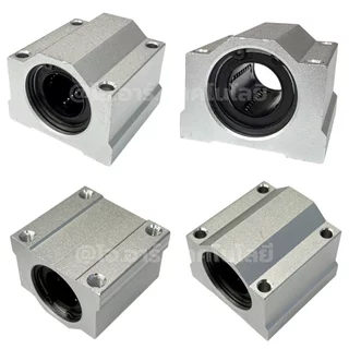 SCS-UU/LUU ลิเนียร์บอลแบร์ริ่งสไลด์บล็อก ขนาด 6-30mm Linear Ball Bearing Block Linear Guide Slide Block Aluminum Allo...