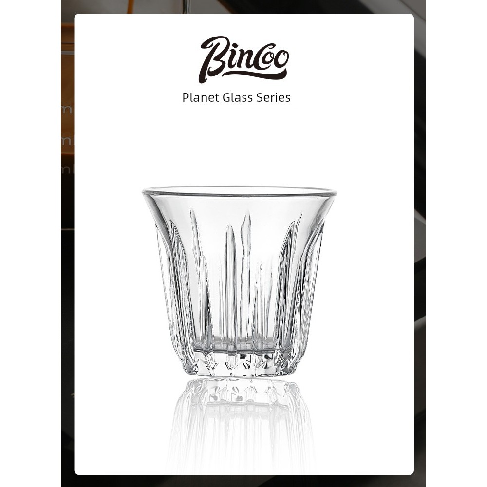 แก้วเซรามิค แก้วกาแฟดํา Bincoo Coffee Glass Cup Designer Latte Cup American Premium dirty Espresso C