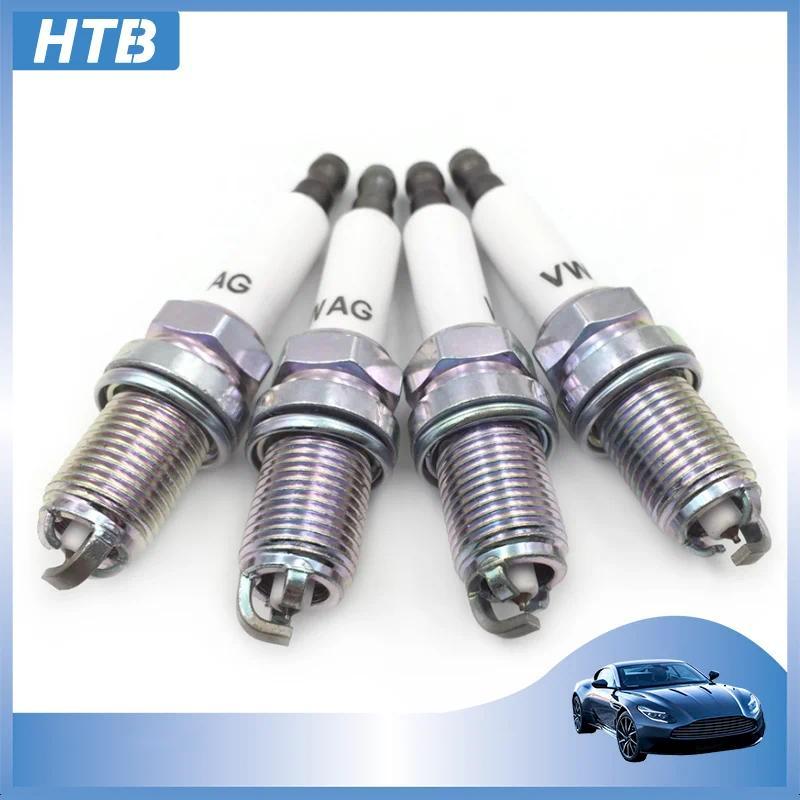 4ชิ้น 101905621B Iridium Platinum Spark Plug PFR6W-TG สําหรับ Audi A5 A6 A8 Q7 4.0L VKB20 XP3923 S5 