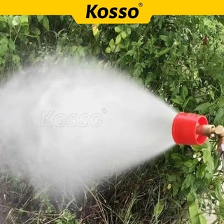 Kosso หัวฉีดพ่นยา หัวฉีดละอองทองเหลือง แรงดันสูง หัวพ่นยาหมวกแดง สีส้ม (1ชิ้น)