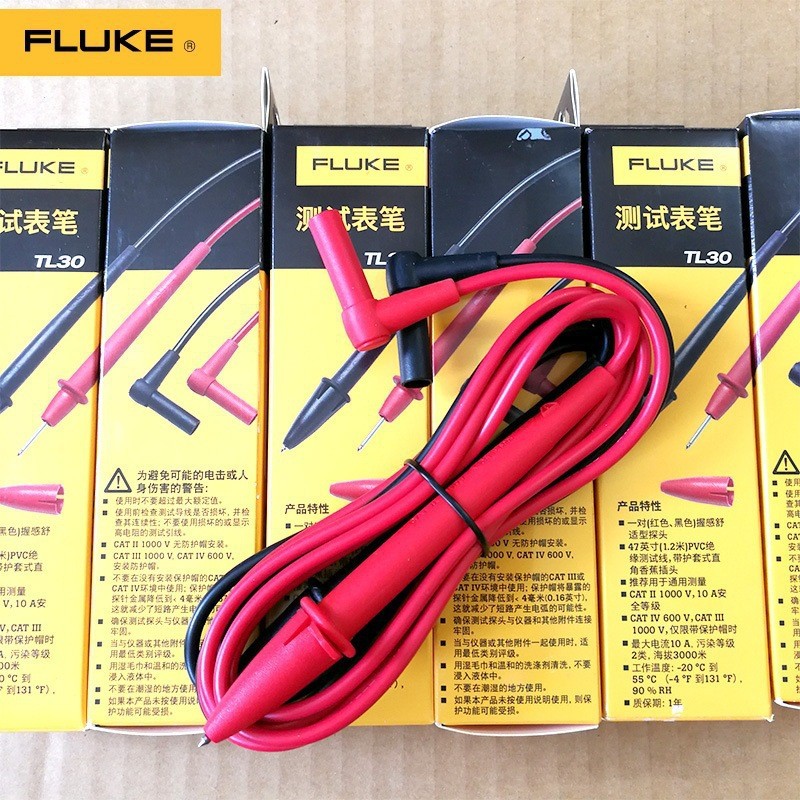 FLUKE ปากกา Fluke Fluke TL75/TL71/TL30/TL175 ปากกาสายมัลติมิเตอร์