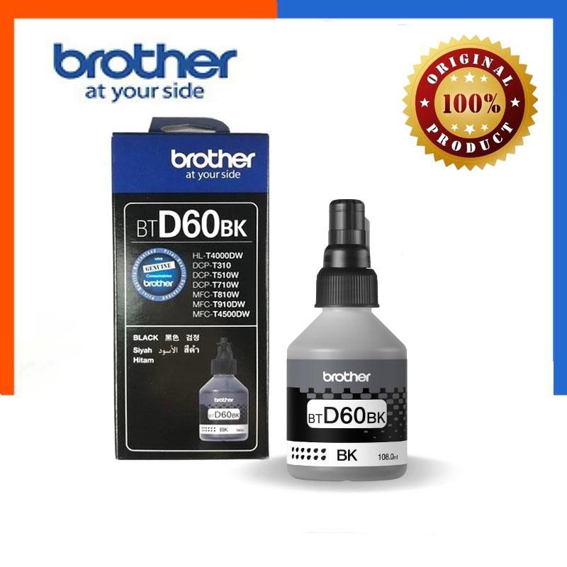 หมึกแท้ Brother รุ่น BT-D60 BK / BT-6000 BK / BT- หมึกแท้ 100% BT-D60หมึกเติมแท้ ชุด 4 สี BrotherBT-