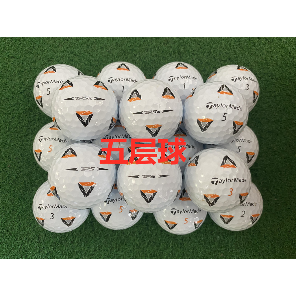 Golf Five-Layer Ball Taylormade Taylormade TP5 TPX Pix Ball เกมมือที่สอง