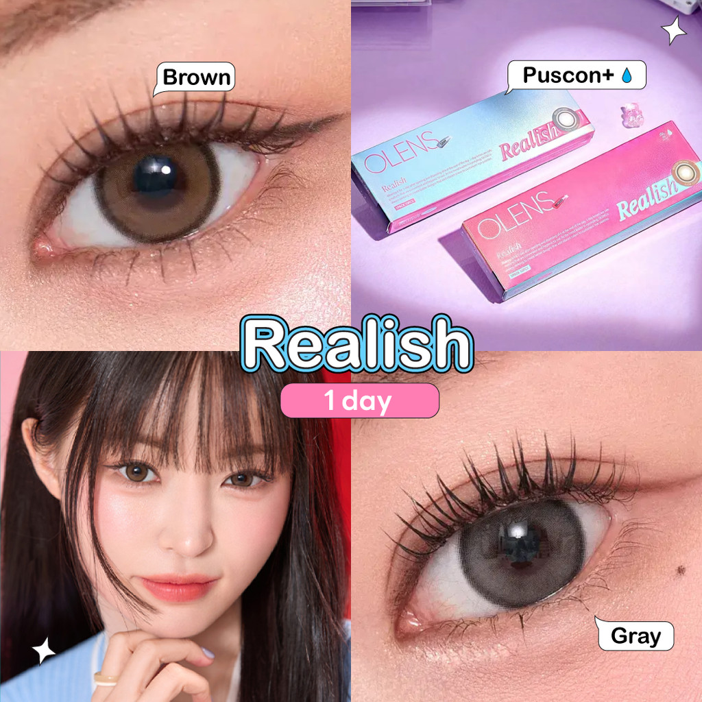 Nanalens/Olens รุ่น Realish 1 Day คอนแทคเลนส์รายวัน 5 คู่