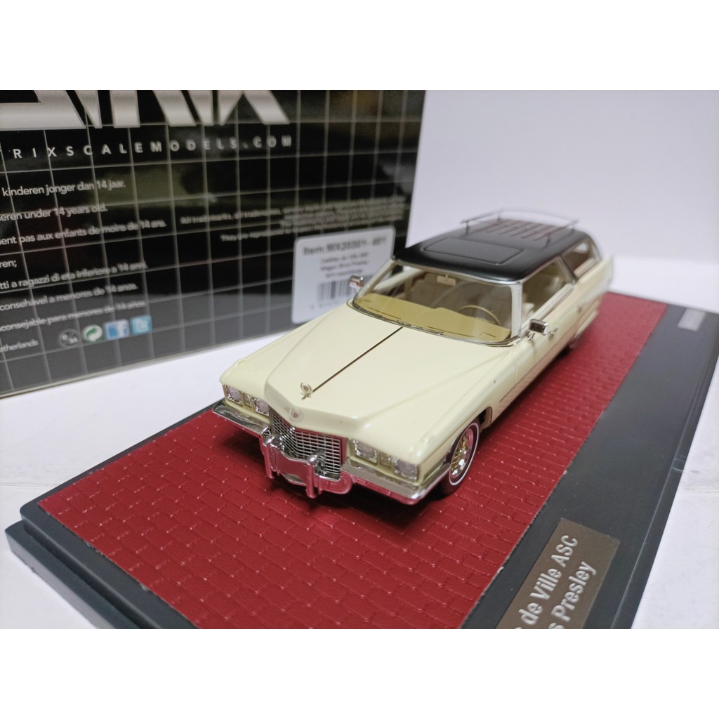 Matrix 1 43 Cadillac Station Car Model deville ASC 1972 Elvis Presley