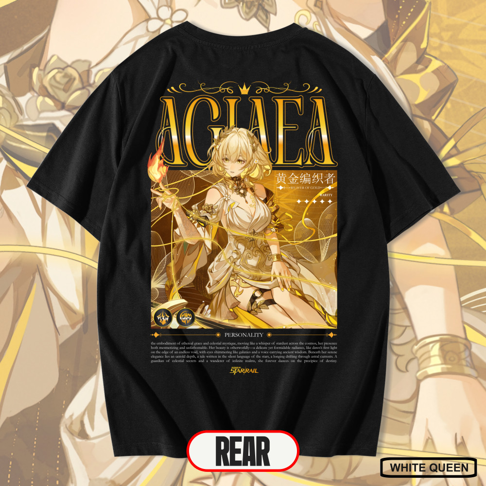 เสื้อยืด AGLAEA HONKAI STAR RAIL - เสื้อยืด DISTRO ของผู้ชายและผู้หญิง ANIME & เกมเสื้อยืด AGLAEA HS
