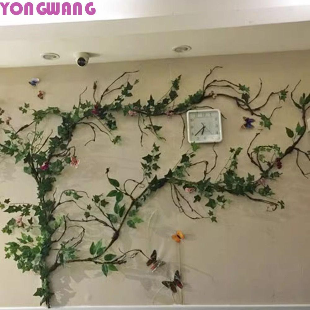 YONGWANG66HR ไม้จําลอง Vines, ประดิษฐ์ยาวแขวน Withered Vines, Forest ภูมิทัศน์ตกแต่งยืดหยุ่นนํากลับม