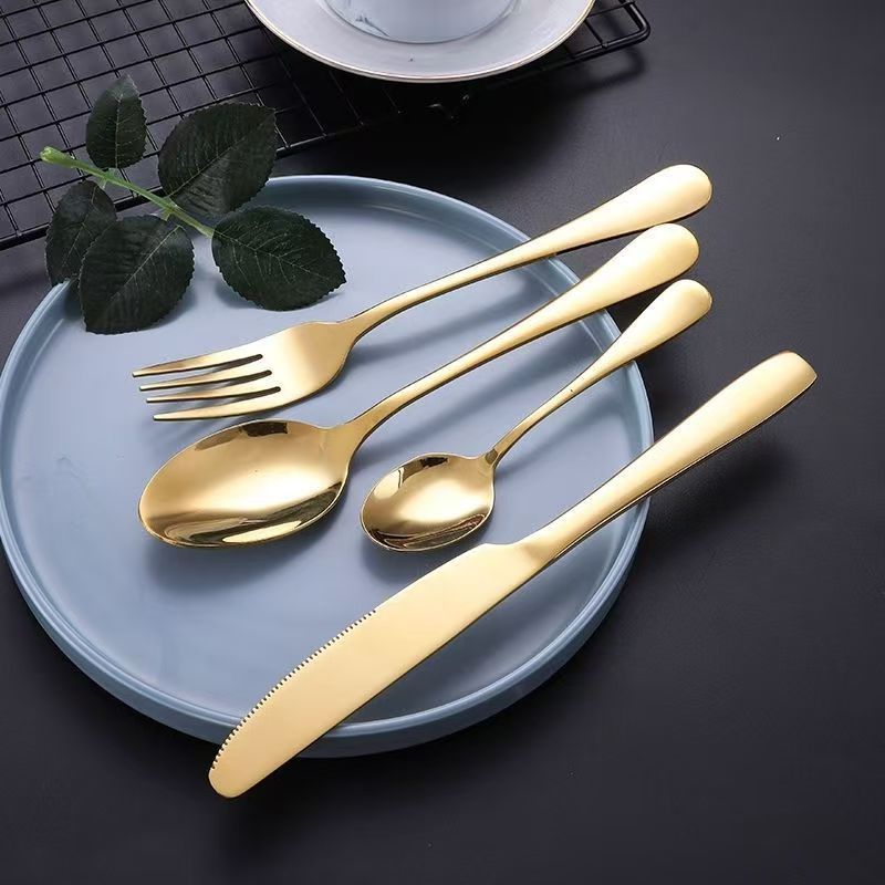 Sanli มีด ส้อม ช้อนส้อมสแตนเลส ช้อนโรงแรม ช้อนหนา ช้อนส้อม เครื่องใช้บนโต๊ะอาหารสาธารณะ - รูปที่ 7