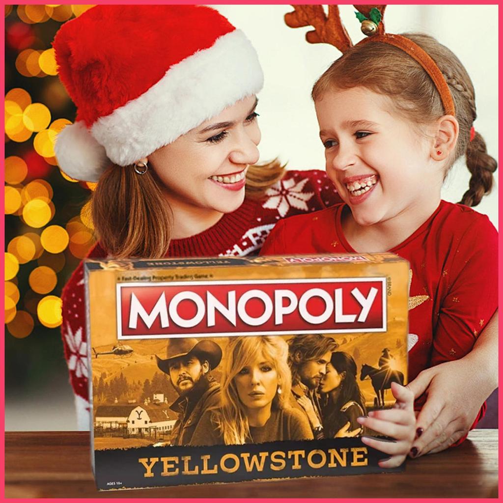 Kids Monopoly Board Games TV Series-Themed Family Event Games Pack Creative Game Night Card Game Car