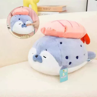ตุ๊กตาแมวน้ำ ตุ๊กตานาก นุ่มและน่ารัก 70/40cm หมอนตุ๊กตา ของเล่นตุ๊กตา ชายหญิงของขวัญวันเกิด