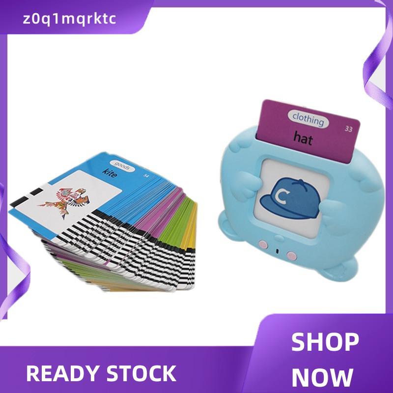 z0q1mqrktc Multilingual Learning Machine สําหรับเด็ก Interactive Talking Flash Cards หนังสือเสียงสํา