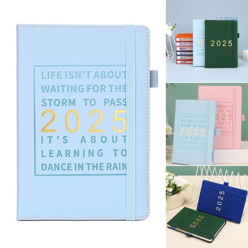 CH 2025 Leather Planner Journal Notebook Weekly Planner 2025 ไดอารี่วิชาการ