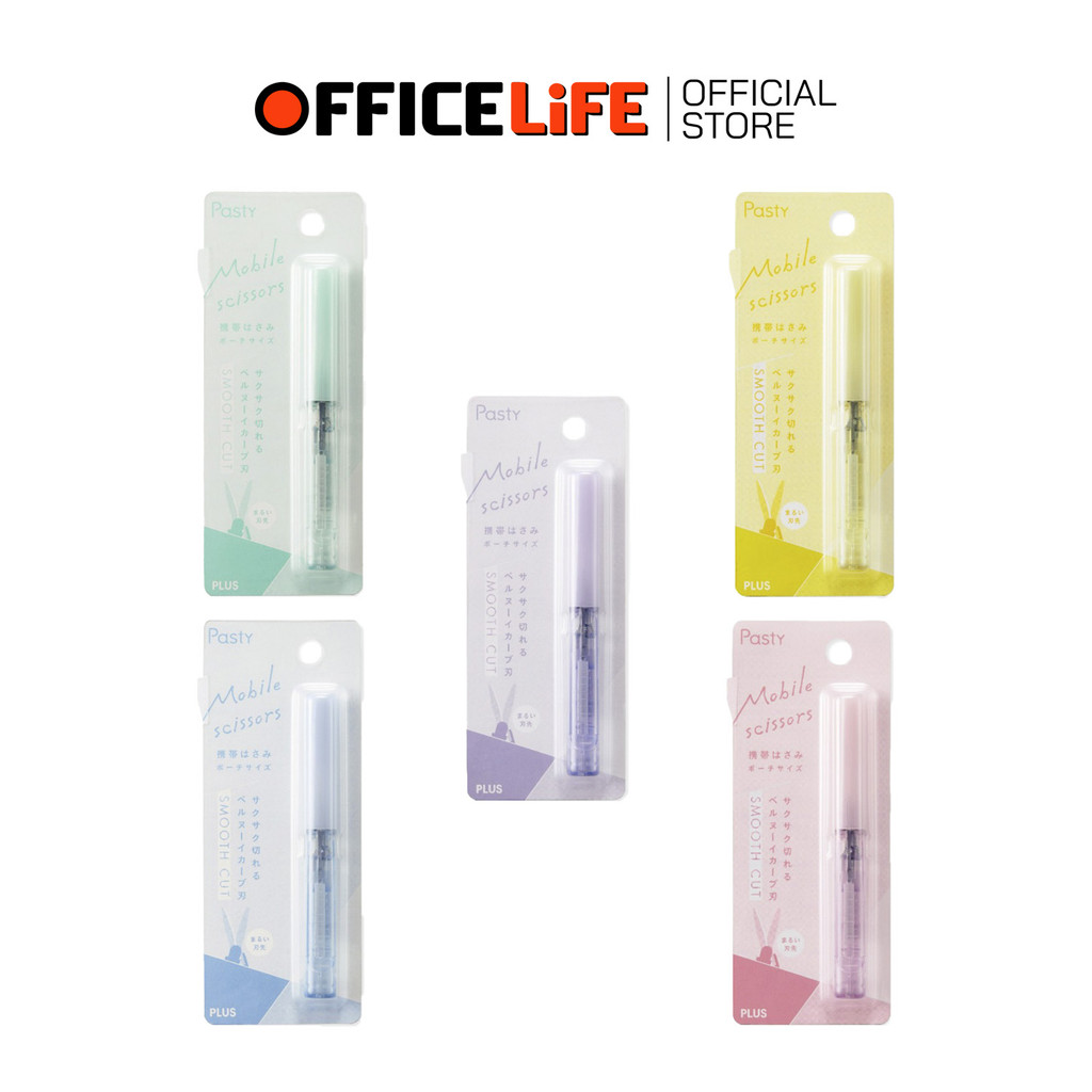 PLUS (พลัส) กรรไกรพกพา กรรไกร รุ่น TWIGGY SC-100PF-P LIMITED EDITION รูปทรงปากกา (1 ชิ้น)