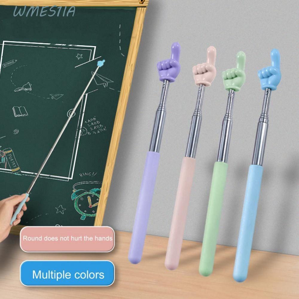 WMES1 Reading Guide Pointer,Telescopic Retractable Tea Pointer Stick,Telescopic Teacher Pointer Mini