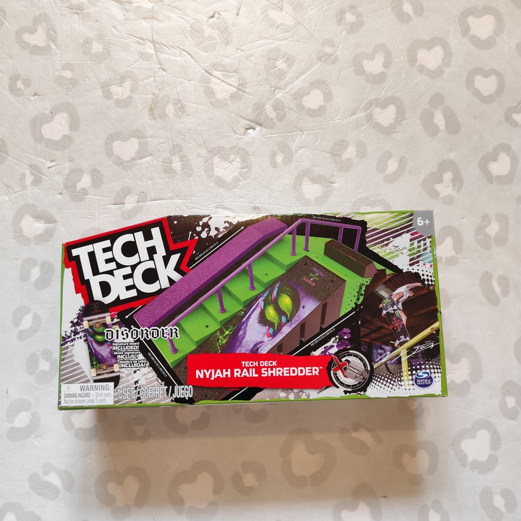 TECH DECK - Nyjah Rail Shredder X-Connect Fingerboard Skate Park