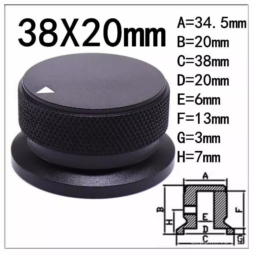 20 การพ่นทราย 36 ปุ่ม 4X อลูมิเนียมทั้งหมดรูด้านในปุ่มปรับเสียง Bile Machine 38X ปริมาณ Knurled 20 1