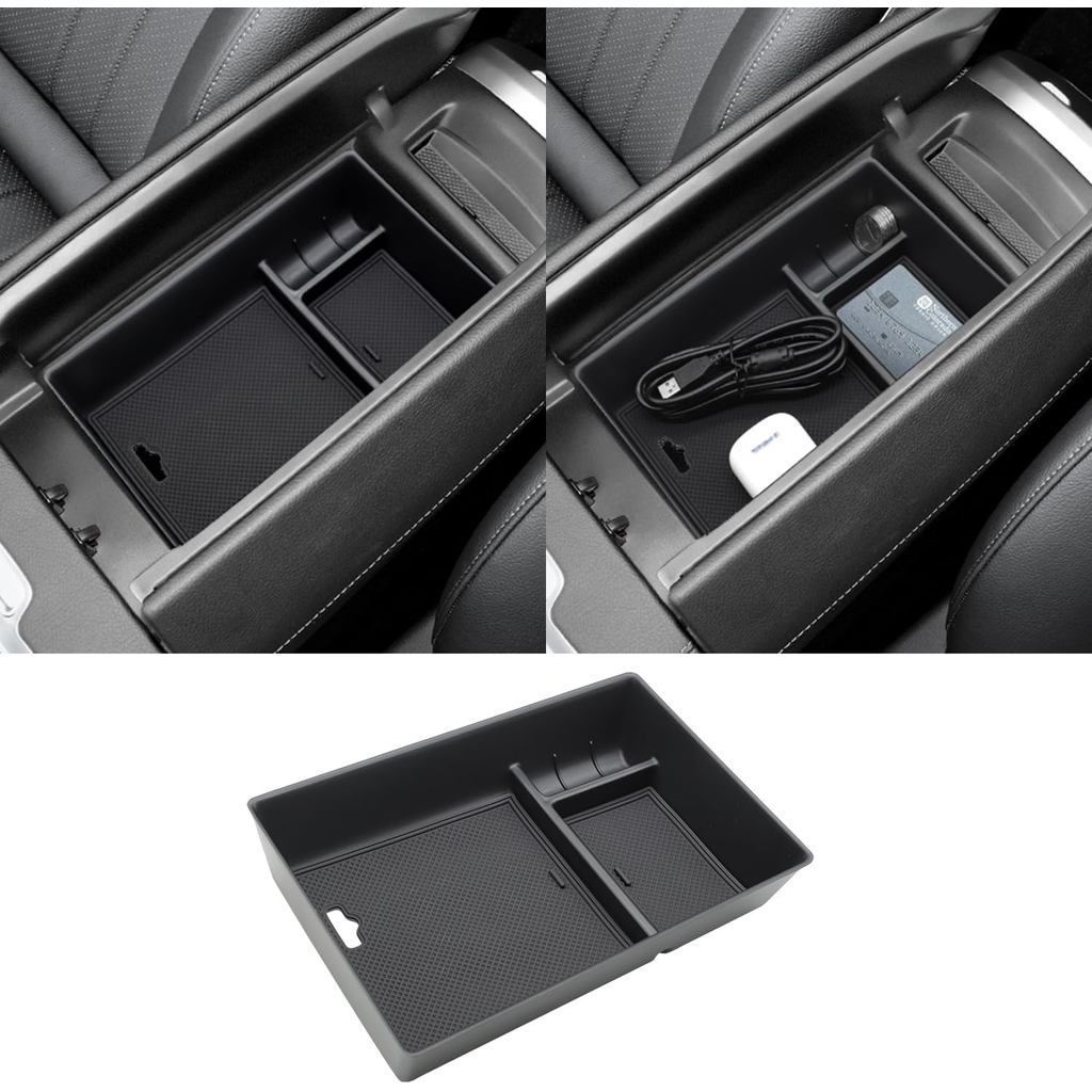 คอนโซลกลางอุปกรณ์เสริมสําหรับ 2023 Mercedes Benz EQE350,Armrest กล่องเก็บใส่ถาดใช้งานร่วมกับ Mercede