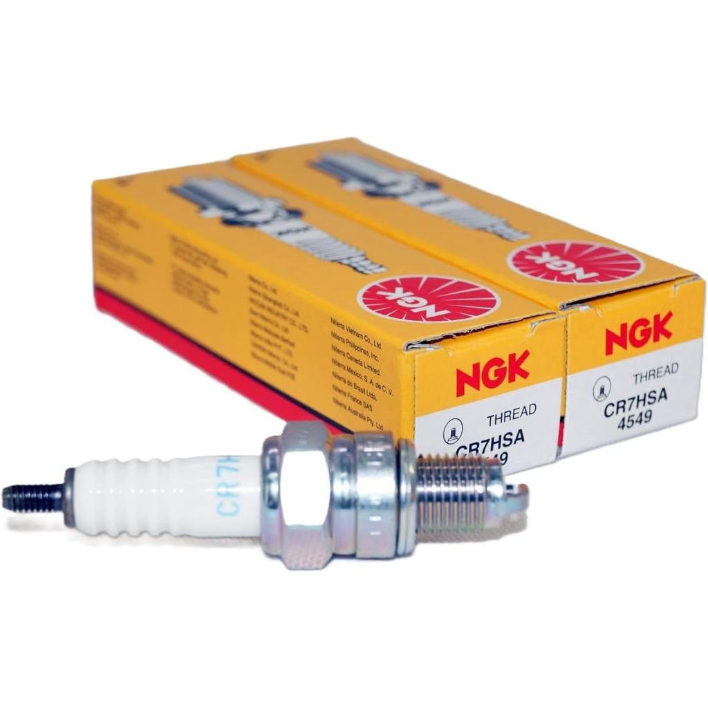 Wings หัวเทียน NGK CR7HSA XR80 XR100 XR CRF80 CRF แพ็ค 2 ชิ้น