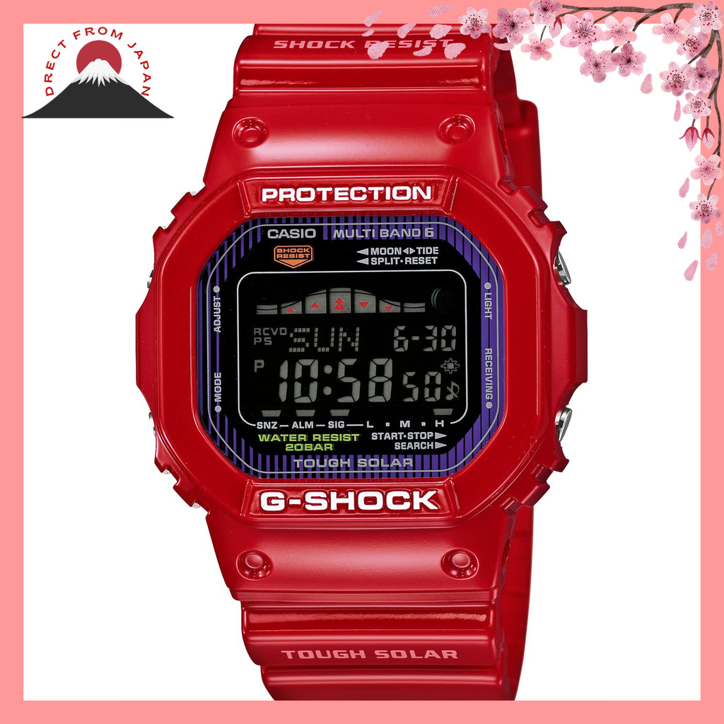แบรนด์ CASIO G-SHOCK G-LIDE GWX-5600C-4JF นาฬิกาข้อมือผู้ชาย ระบบโซลาร์พลังงานแสงอาทิตย์ กันแรงกระแท