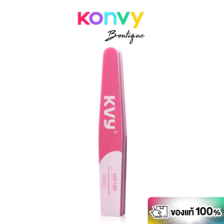 KVY Shaping Nail File #Green เควีวาย ตะไบเล็บแบบ 2 ด้าน สีเขียว.