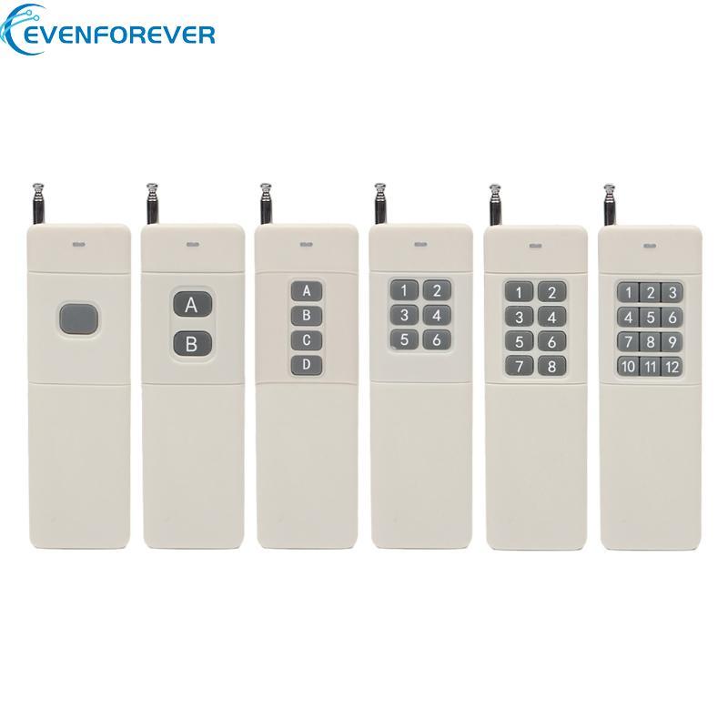 EV 3000m ระยะไกลระยะทาง 1CH 2CH 4CH 6CH 8CH 12CH 1 2 4 6 8 12 สําหรับ CH RF รีโมทคอนโทรลเครื่องส่งสั