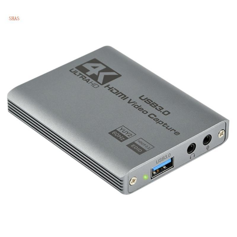Shas USB 3 0 ถึง HDTV Cable Adapter Converters Video Capture Card Adapter สาย PC