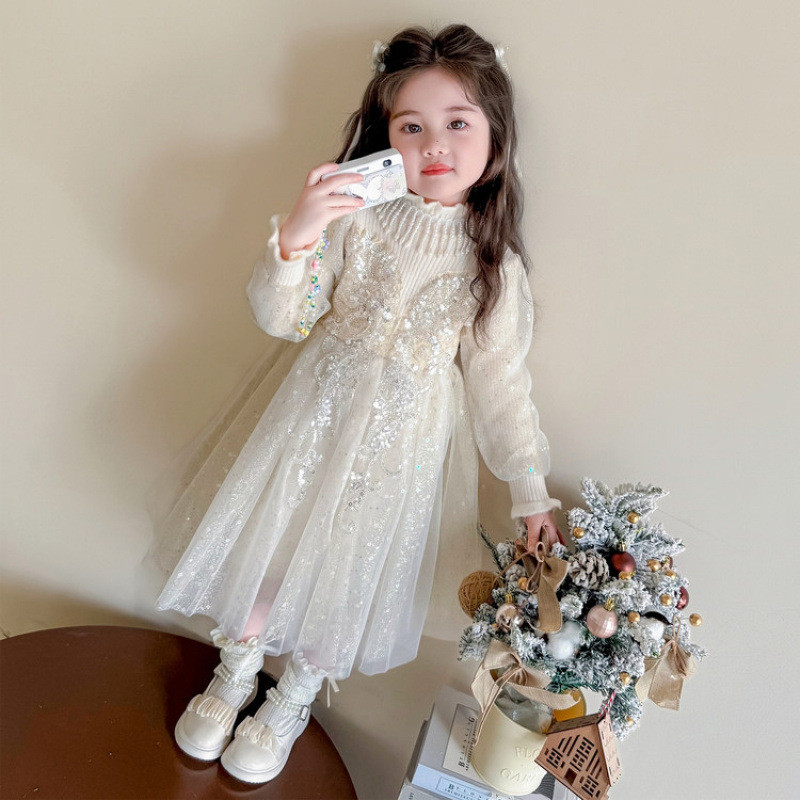 ชุดเด็กผู้หญิงคุณภาพสูงสำหรับฤดูหนาว VLF1106