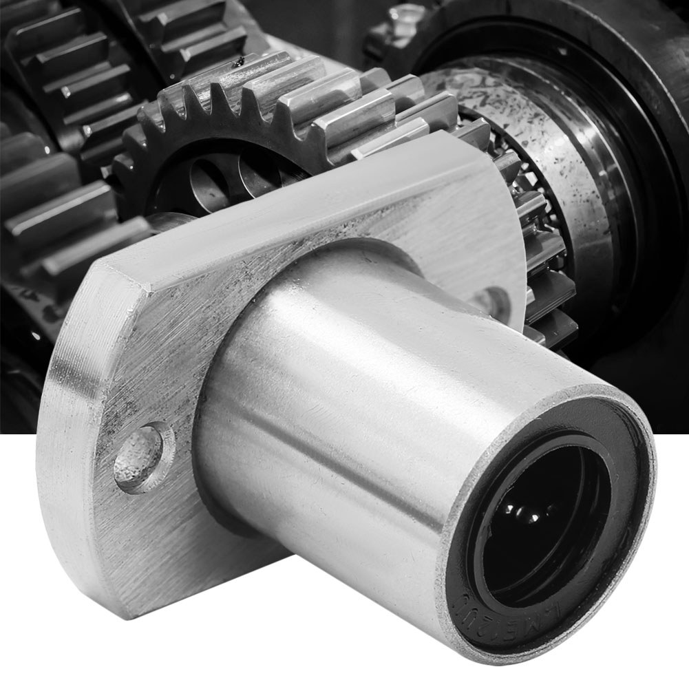 หน้าแปลนยาวแบริ่งปฏิบัติ Linear Motion สำหรับเครื่องจักรงานไม้อิเล็กทรอนิกส์ LMH12UU/LMH13UU/LMH16UU