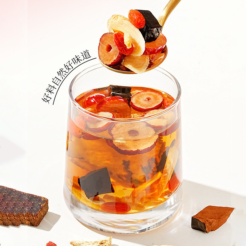 Angelica Ginger Date Drink Ginger Date Tea น้ําตาลทรายแดงชาขิงลําไย Wolfberry Tea Ginger Date Tea ชุ