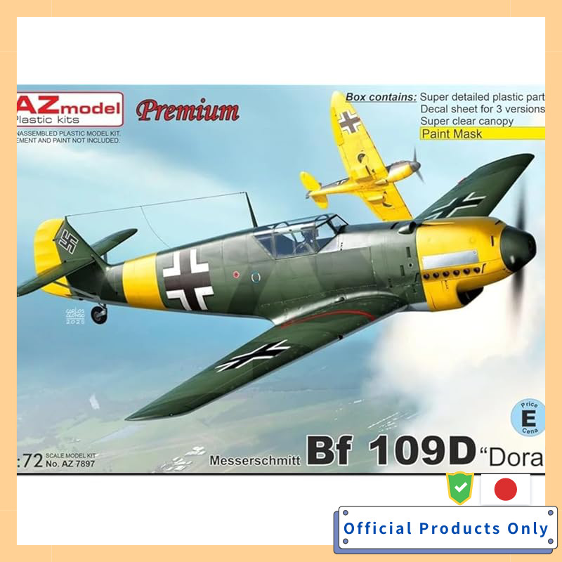 AZ Model 1/72 Bf109D Hartmann Plastic Model AZM7897
