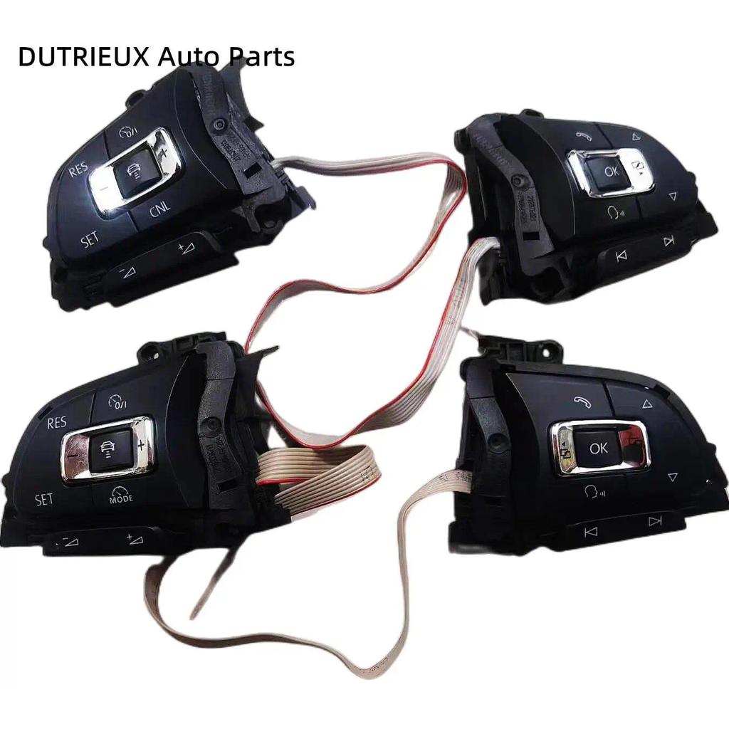 5G0 959 442K 5G0 959 442R พร้อม ACC OEM ปุ่มพวงมาลัยสําหรับ GolfA7 E-Golf Carfter Arteon GolfVariant