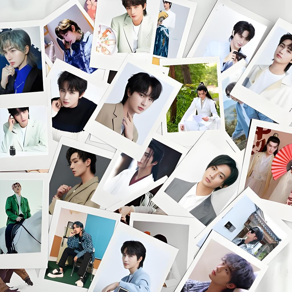 Chen Zihan Photocard Orange Xiangruyi Fan-Made Polaroid Card Signature Photo Style Magazine Postcard