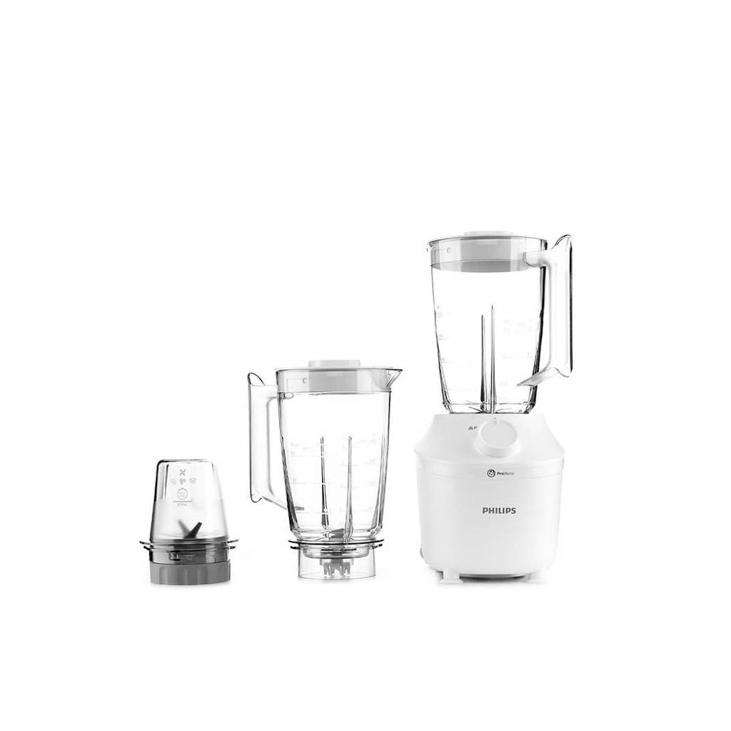 PHILIPS - White Philips 3000 Series Blender HR2041/50 }