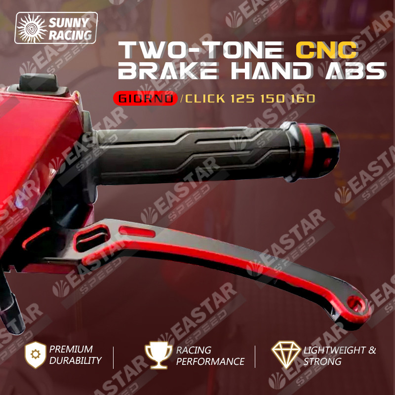 CNC เรสซิ่ง มือเบรค Giorno+ ABS/CBS จีออโน่ สีทูโทน #ก้านเบรค #มือเบรคจีออโน่ Two-Tone