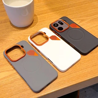 สําหรับ OPPO Find X9 Pro, X9 กรณี ELVEV Hard PC หนัง PU กันลื่นกระจายความร้อนเลนส์โลหะฝาครอบโทรศัพท์
