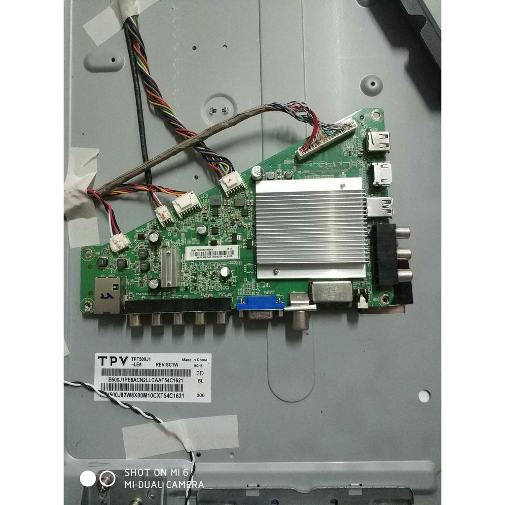 Philips 50PFF5650/T3 เมนบอร์ด 715G7204-M0D-000-004Y หน้าจอ TPT500J-LE8 วัด