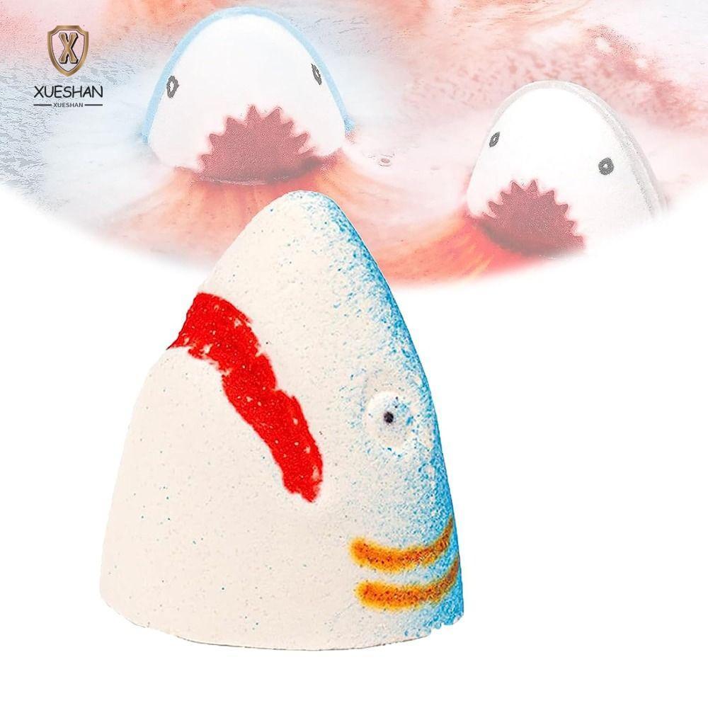 XUESHAN Jaws Bath Bomb, Shark Pattern Delightful Scent Shark Bath Bombs, Easy to Clean Sea Animal Bu