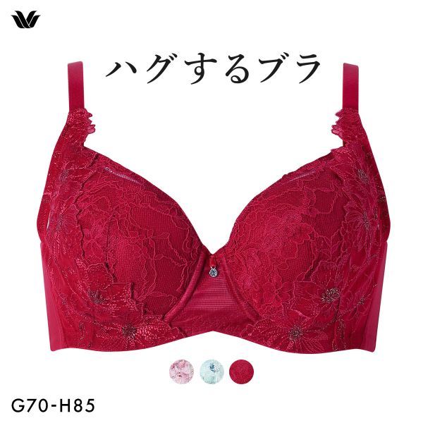 Wacoal Hugging bra BXB478 (Sizes G-H)(40BXB378GH)(Direct from Japan)1
