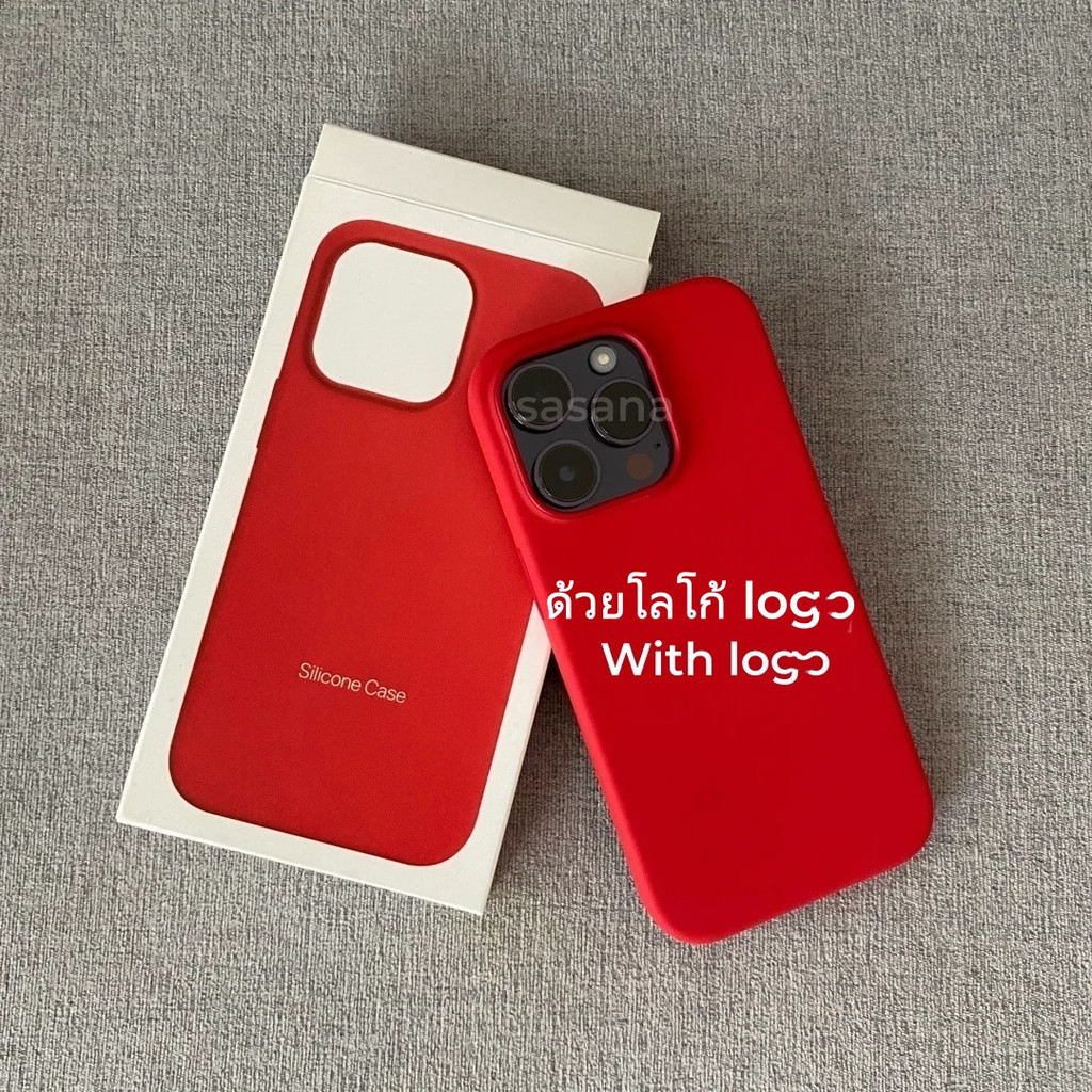 ซิลิโคนเหลวแม่เหล็กสีแดงสําหรับ iphone 16/15/14/13/12/ProMax/plus/mini เคสโทรศัพท์คุณภาพสูง Animated pop-up