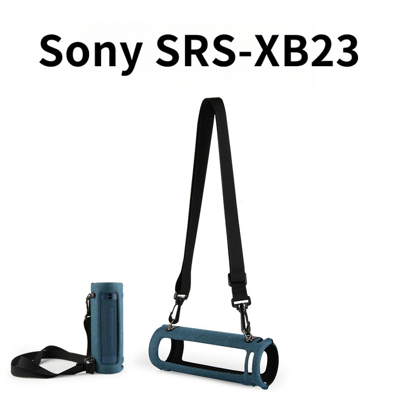 EVA material protective case for Sony SRS-XB23 speakers, portable shoulder/crossbody protective case