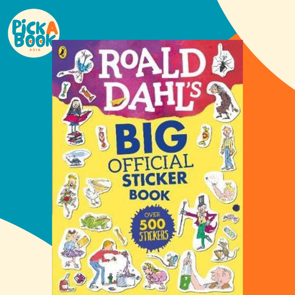 Roald Dahls Big Official Sticker Book โดย Puffin (ฉบับสหราชอาณาจักรปกอ่อน)