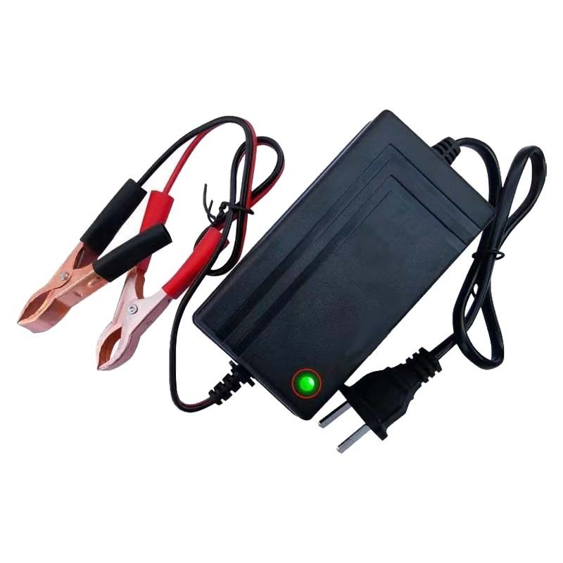 เครื่องชาร์จแบตเตอรี่อัจฉริยะ 12V สำหรับแบตเตอรี่น้ำแห้ง หยุดอัตโนมัติ เหมาะสำหรับรถจักรยานยนต์และสกู๊ตเตอร์ไฟฟ้า==