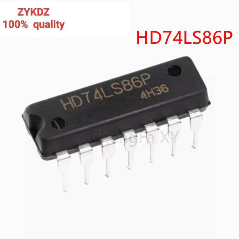 10PCS HD74LS86P SN74LS86N 74LS86 ในสต็อก DIP-14