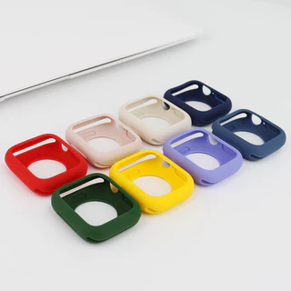 เคสซิลิโคนอ่อน for Apple Watch SE Ultra 3 2 Iwatch Series 11 10 9 8 7 6 5 49มม 46มม 42มม 45มม 44มม 40มม 41มม 38มม